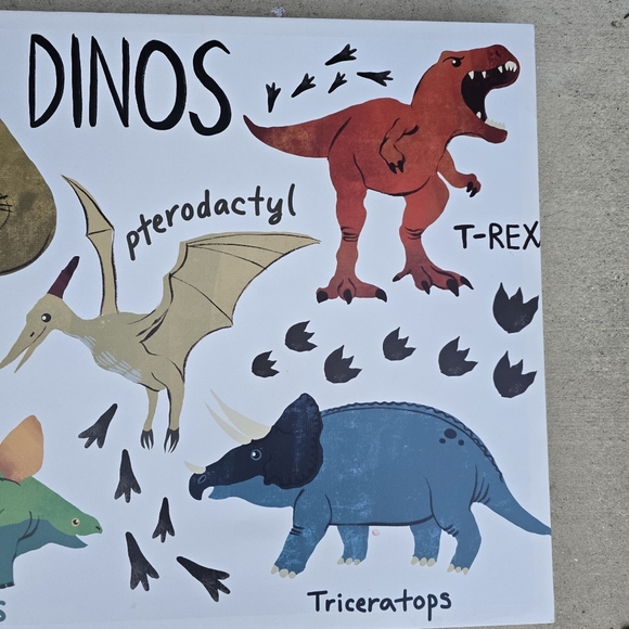 Dinos Canvas Art Print - Picture 3 of 4